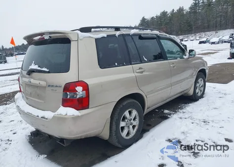 2004 Toyota Highlander V6 z USA, uszkodzony, nr VIN JTEEP21A440003750